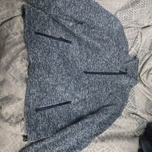 Women's Blue 1/4 Zip Sweater